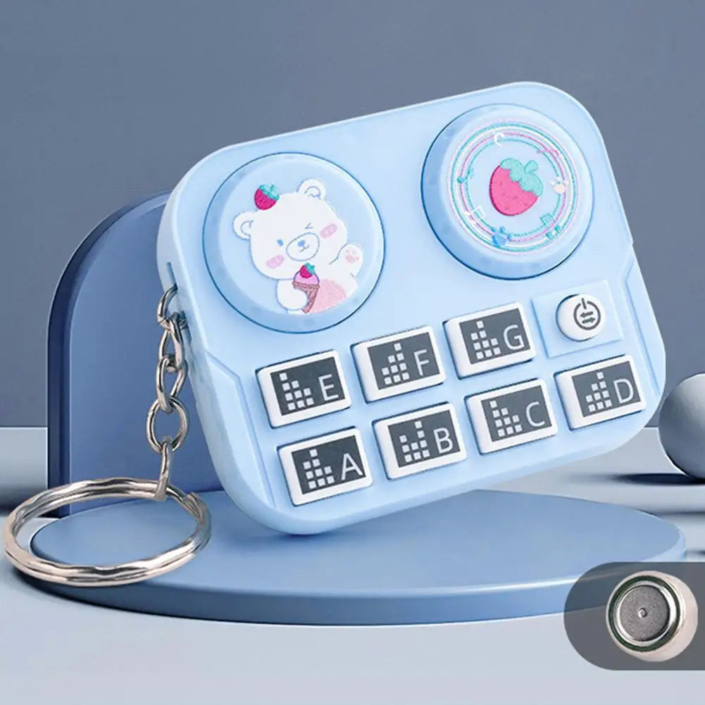 blue - Beats Music Keychain – Mini DJ Turntable Gift | GadWitch Toys