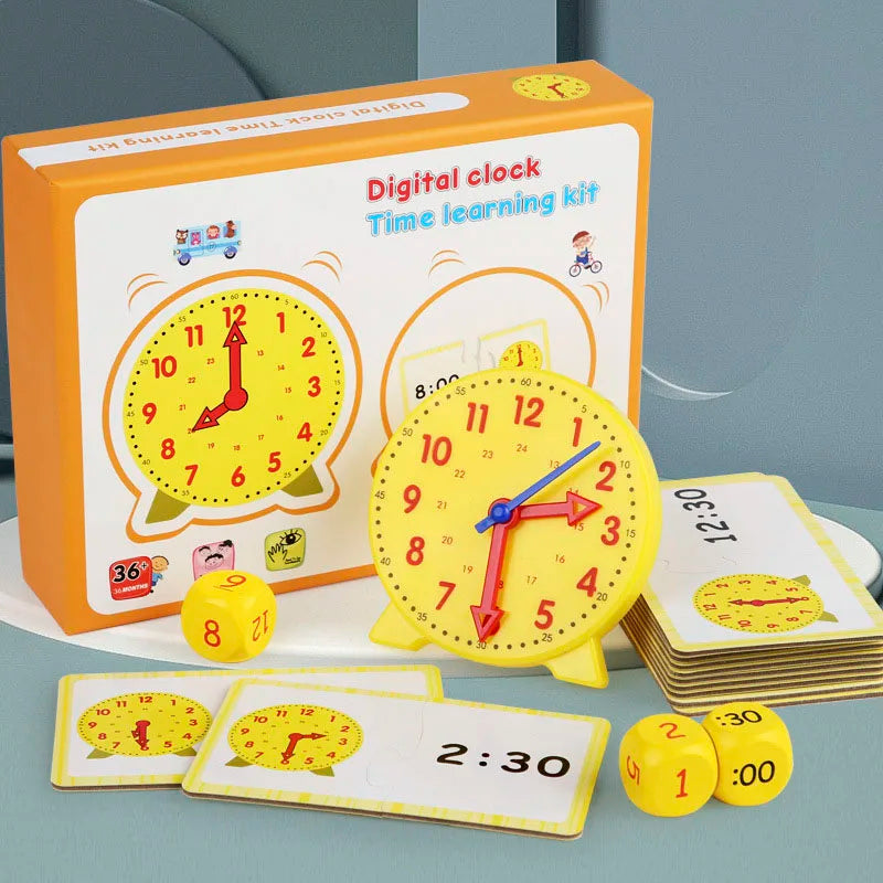 box of Telling Time Clock for Kids | Learn Time | GadWitch Toys