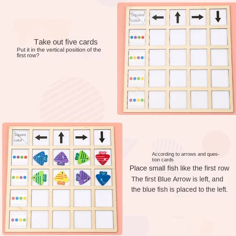 Color Game - My Fish Color Match Game-Montessori School board game | GadWitch Toys