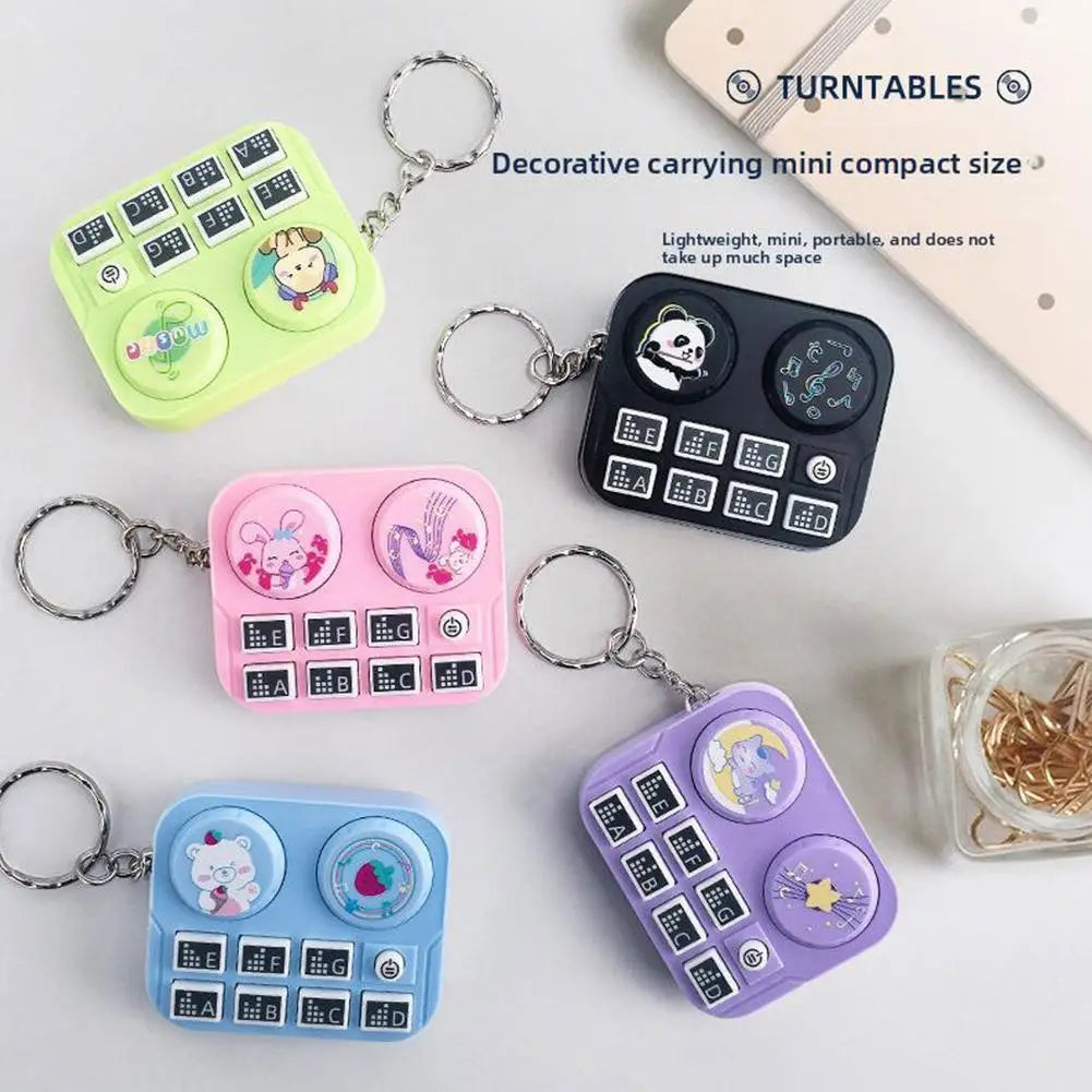 cool for bag pack - Beats Music Keychain – Mini DJ Turntable Gift | GadWitch Toys