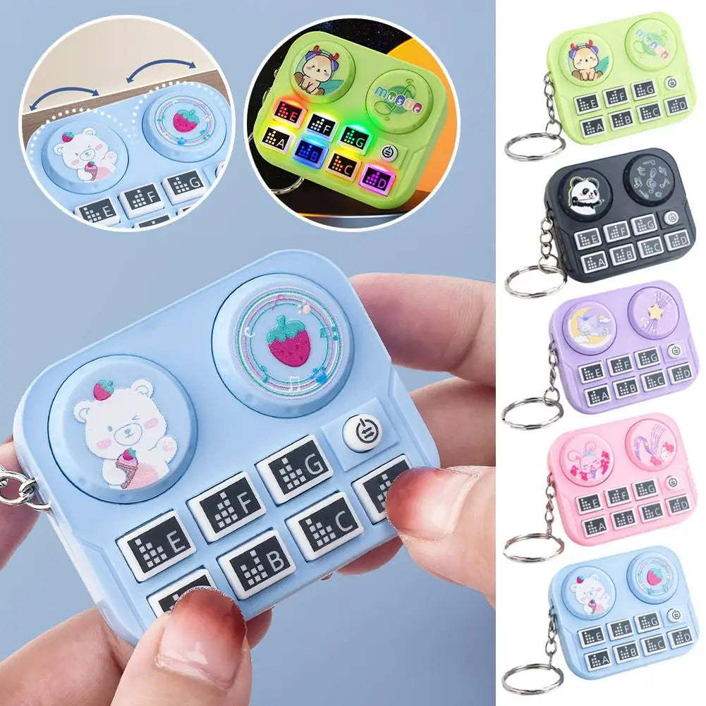 different colors Beats Music Keychain – Mini DJ Turntable Gift | GadWitch Toys