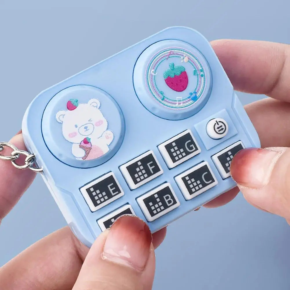 easy to play - Beats Music Keychain – Mini DJ Turntable Gift | GadWitch Toys
