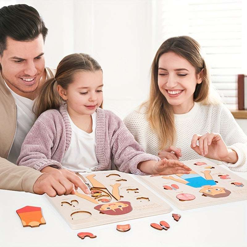 Explore Puzzle - Human Body Parts Names | Children's Educational | GadWitch Toys
