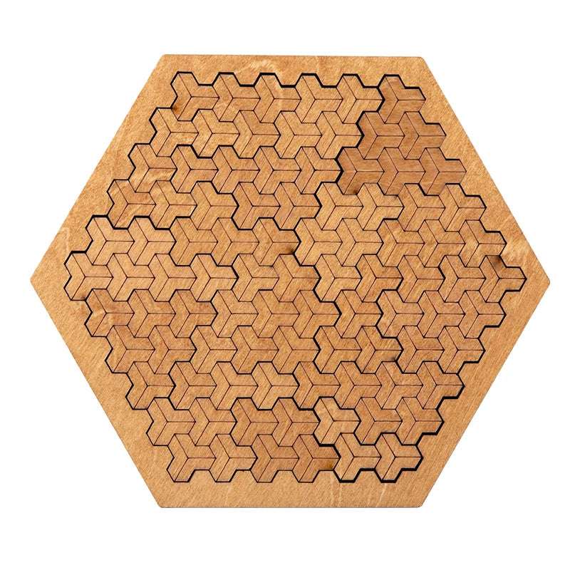 fractal puzzle game - Wood Block IQ Puzzle–Can You Solve This Brain Teaser? | GadWitch Toys