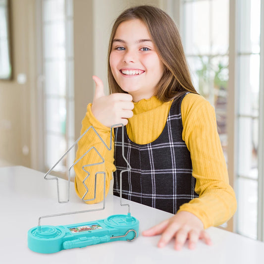 girl with Buzz Wire Game – Fun Electric Shock Maze for Kids! | GadWitch Toys