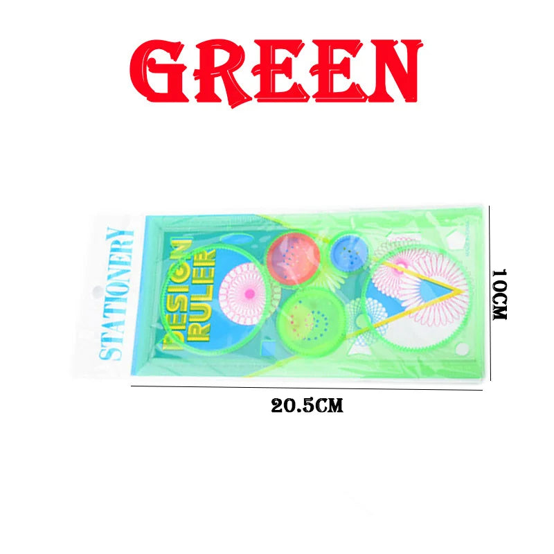 green - Spirograph Drawing Set–Learn Geometry with Creativity | GadWitch Toys