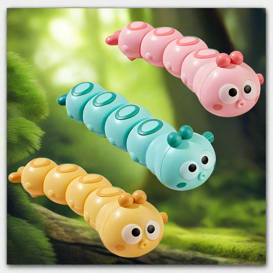 Green Caterpillar - Interactive Caterpillar Stretch Toy for Active Toddler Fun | GadWitch Toys