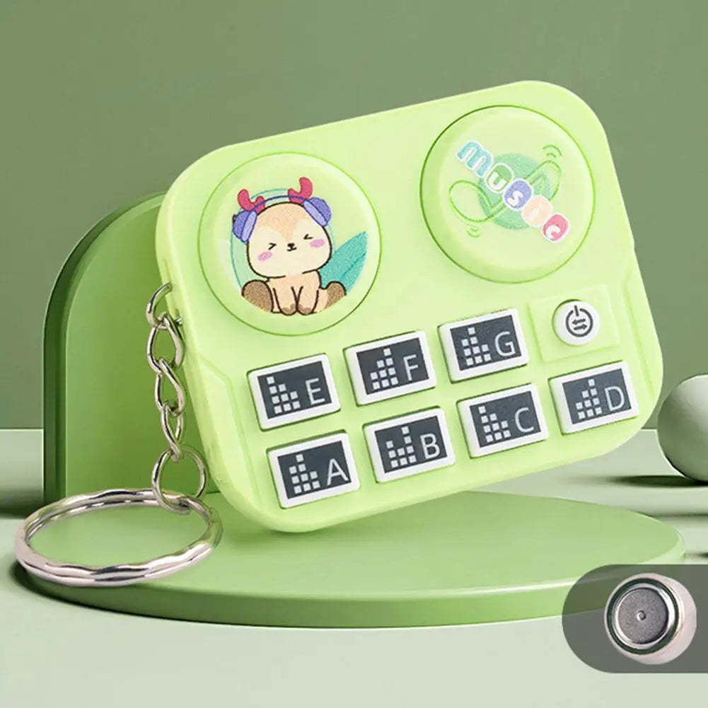 green Beats Music Keychain – Mini DJ Turntable Gift | GadWitch Toysgreen music dj keychain