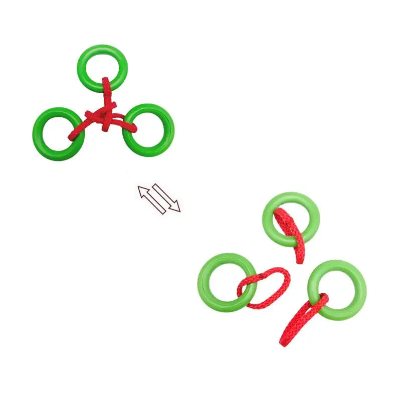 green red Train Your Brain with Rope Puzzles – Shop Now! | GadWitch Toys