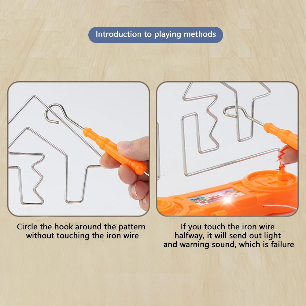 Instructions of Buzz Wire Game – Fun Electric Shock Maze for Kids! | GadWitch Toys