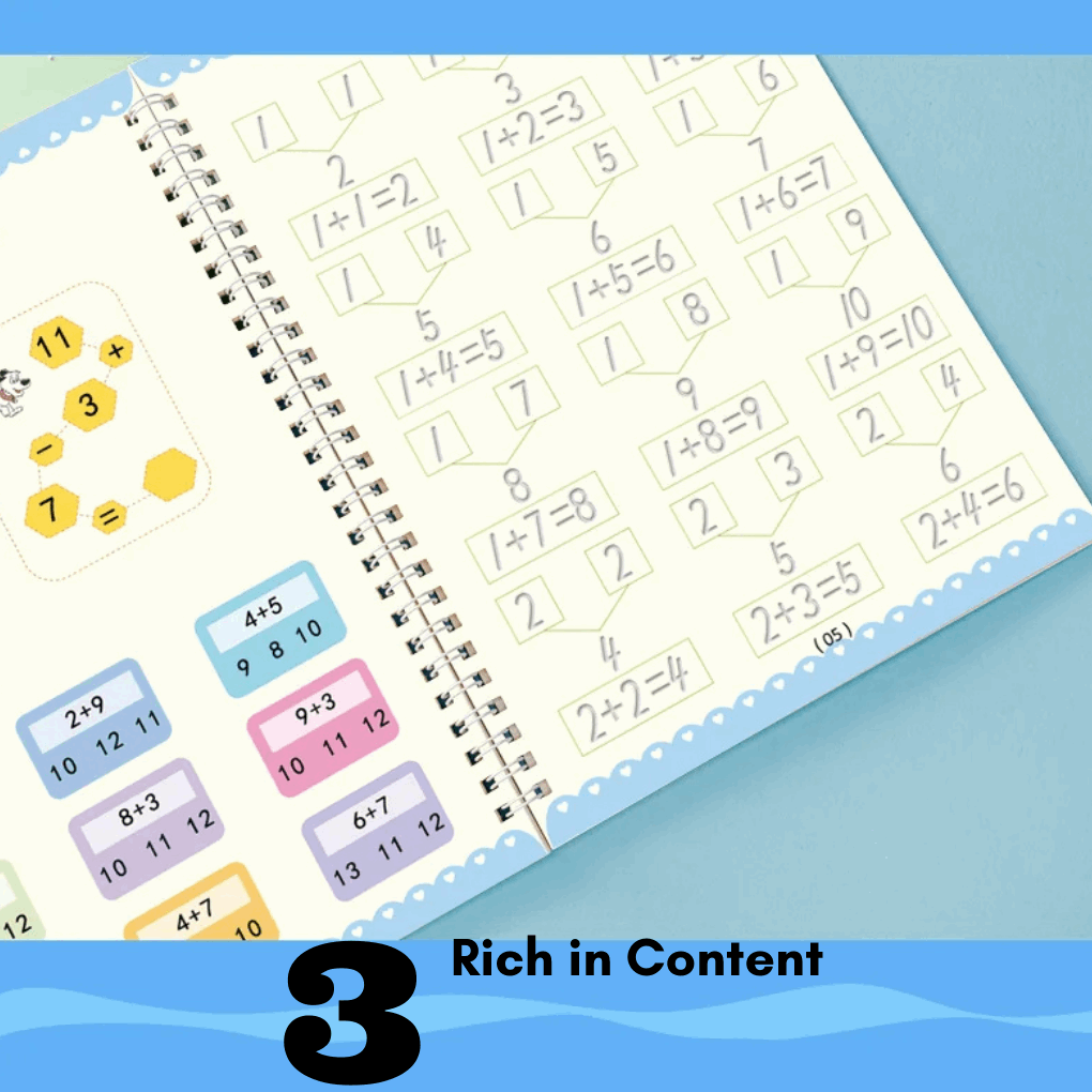 number tracing workbok  Teach Handwriting with Reusable Copybooks for Ages 3-8 | GadWitch Toys