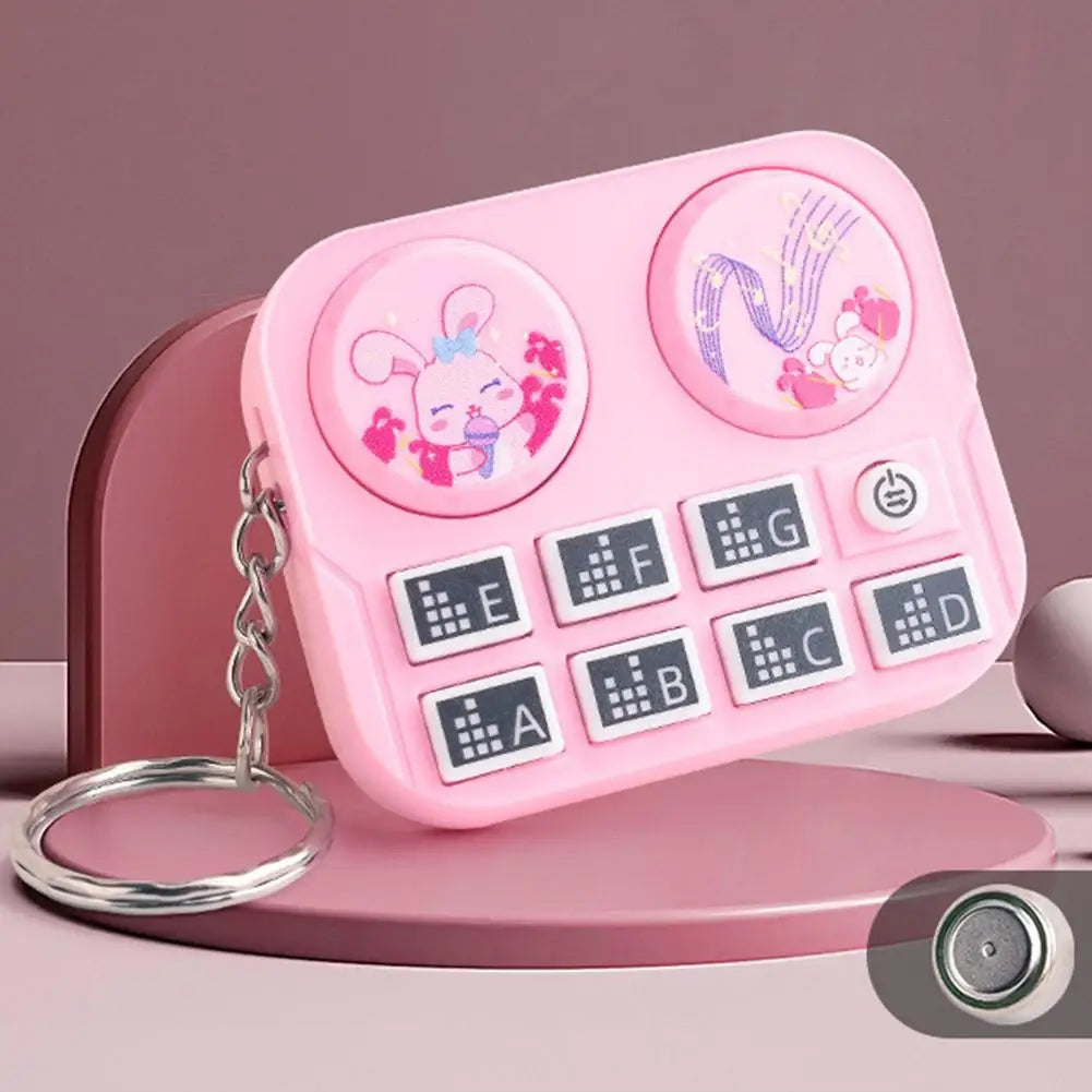 Pink - Beats Music Keychain – Mini DJ Turntable Gift | GadWitch Toys