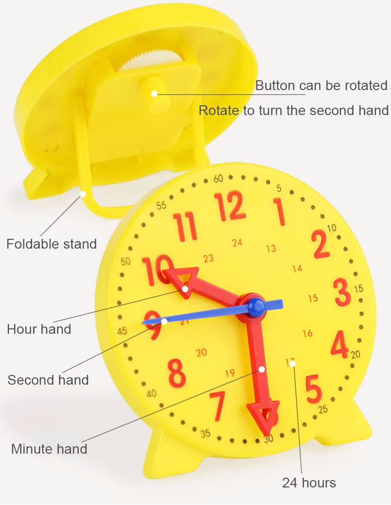 simulation clock model - Telling Time Clock for Kids | Learn Time | GadWitch Toys