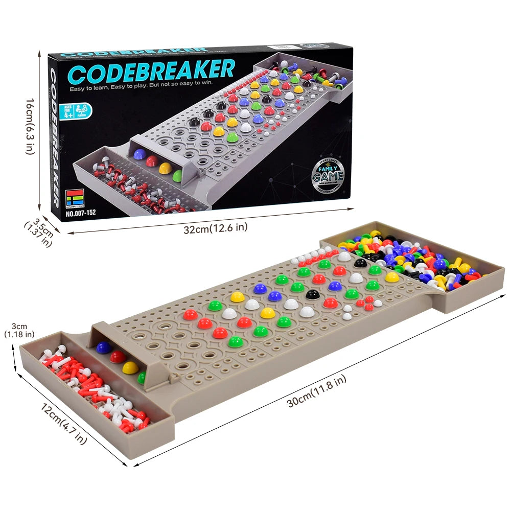 size of Top Code-Breaking Puzzle Game for All Ages! | GadWitch Toys