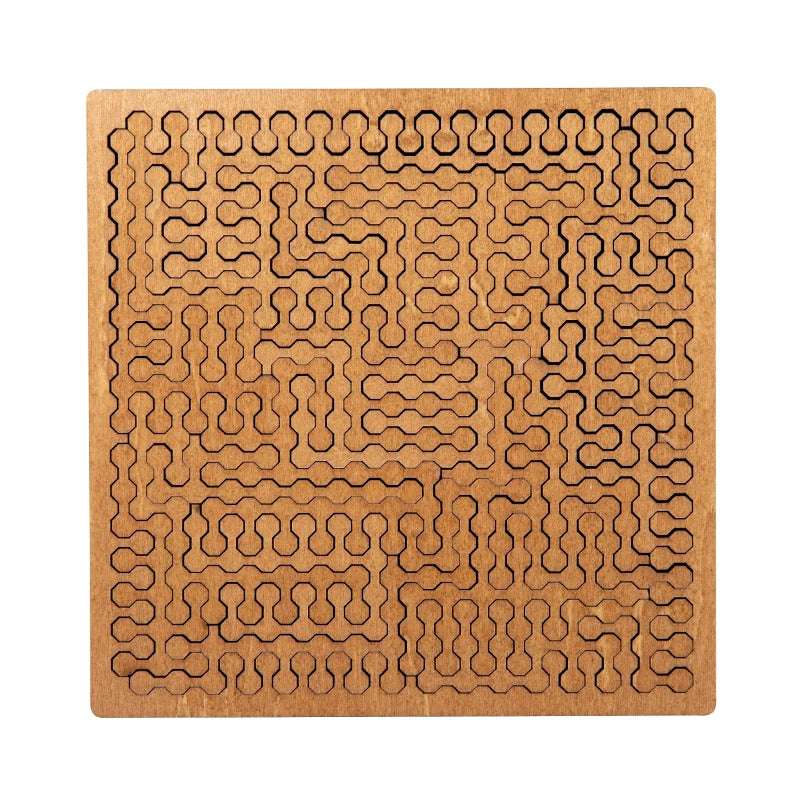 square - Wood Block IQ Puzzle–Can You Solve This Brain Teaser? | GadWitch Toys