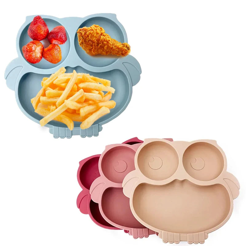 Suction Plate silicone - Baby Safe Silicone Suction Plate–Non-Toxic & BPA-Free | GadWitch Toys