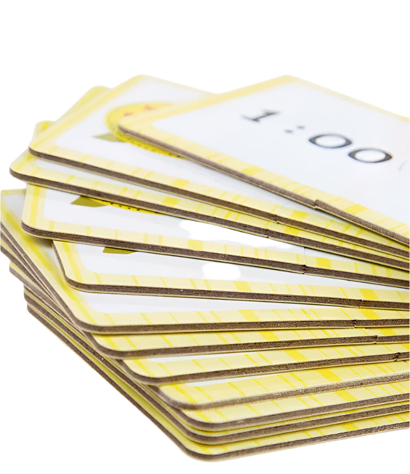 thickened paper design and durable - Telling Time Clock for Kids | Learn Time | GadWitch Toys