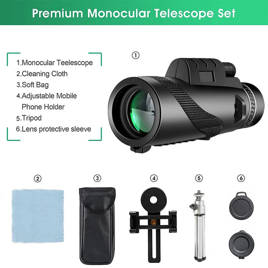 travel scope - First Telescope | Vision Monocular Optical Tube | 80x100 | GadWitch Toys