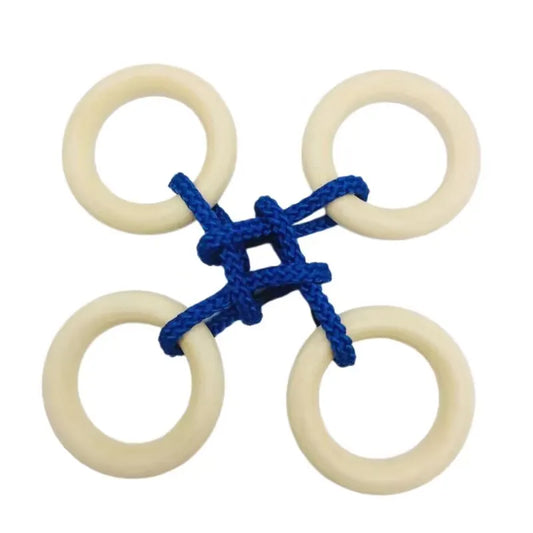 white and blue Train Your Brain with Rope Puzzles – Shop Now! | GadWitch Toys