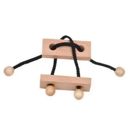 wood black Train Your Brain with Rope Puzzles – Shop Now! | GadWitch Toys