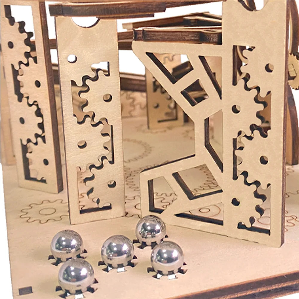 3d puzzle game - Marble Raceway 3D Puzzle – Fun DIY Wooden Maze Kit | GadWitch Toys