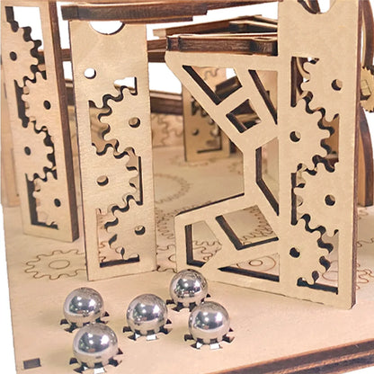3d puzzle game - Marble Raceway 3D Puzzle – Fun DIY Wooden Maze Kit | GadWitch Toys