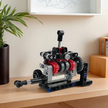 4-speed manual gearbox engineering kit with exposed gears