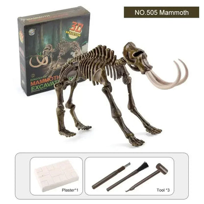 Unleash Adventure with the Ultimate T-Rex 3D Skeleton Puzzle!