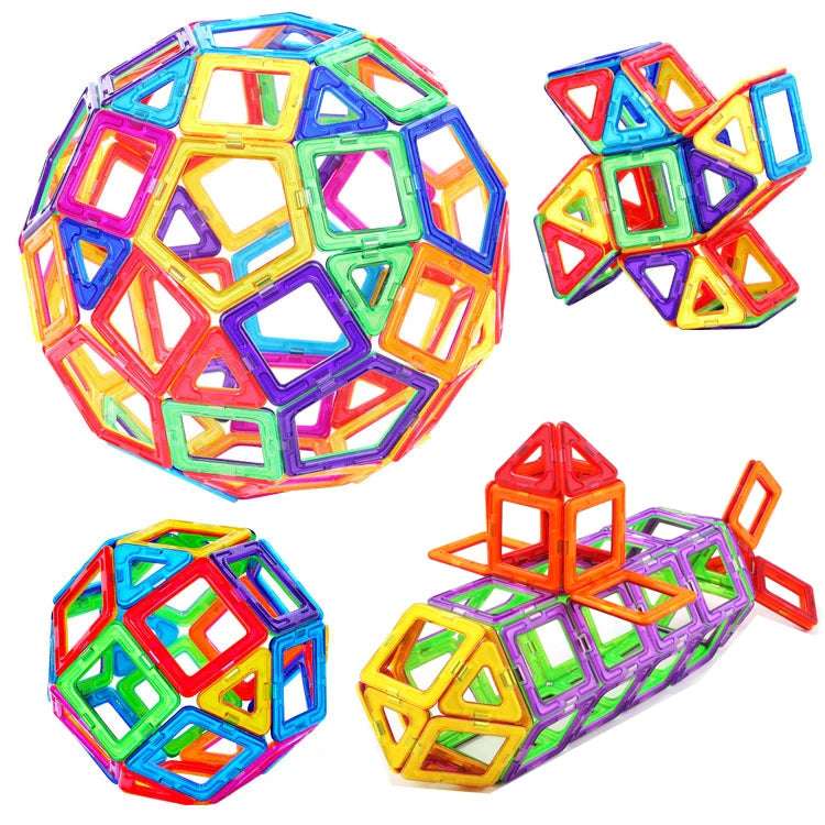 Ball, Star and Submarine - Building and Blocks - 3 to 6 age - Mag Shapes Colorful Blocks | DIY Magnetic Block House - GadWitch Toys