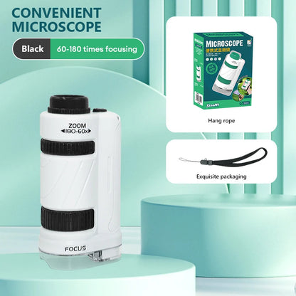Black - The first Microscope - STEM Microscope: The first microscope | school projects | GadWitch Toys