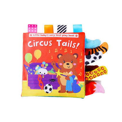 Circus Tails Best Touchy Books for Infant Learning – Soft & Safe! | GadWitch Toys