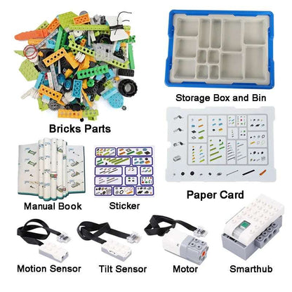 Creator Sets - STEM First Robots | 280-Piece DIY WeDo 2.0 for Students | GadWitch Toys