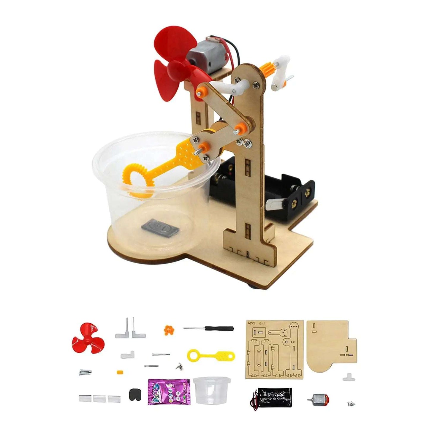 Details of Bubble Machine Science Project - Blowing Bubble Machine Project | STEM teach with tech | GadWitch Toys