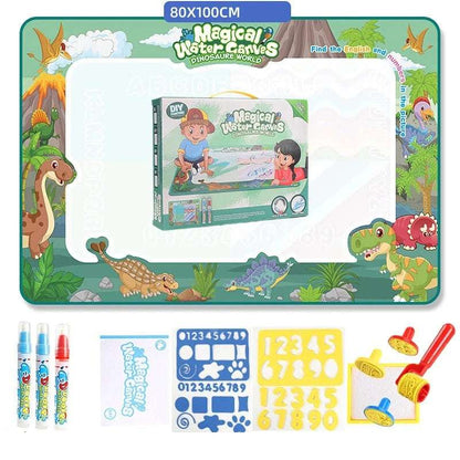 Dinosaur World - Drawing Imagination - DoodleSplash Mat: Reusable Drawing Mat Coloring | GadWitch Toys