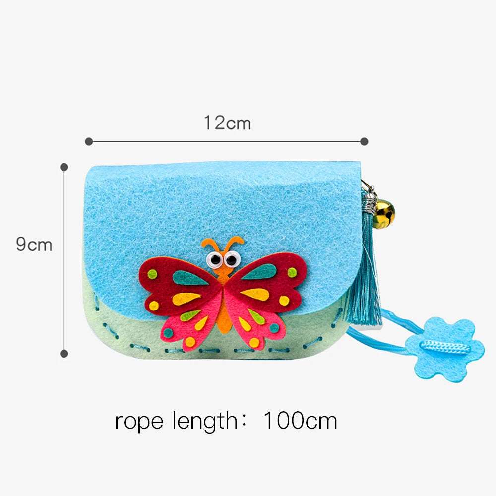 Felt Tote Bag Size - Kids Felt Tote Bag | Arts & Craft Fun Kits for Toddlers | GadWitch Toys