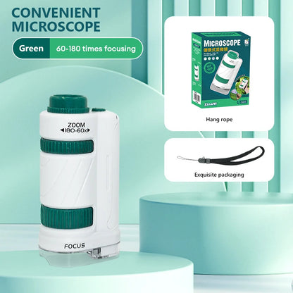 Green - Microscope How it works - STEM Microscope: The first microscope | school projects | GadWitch Toys