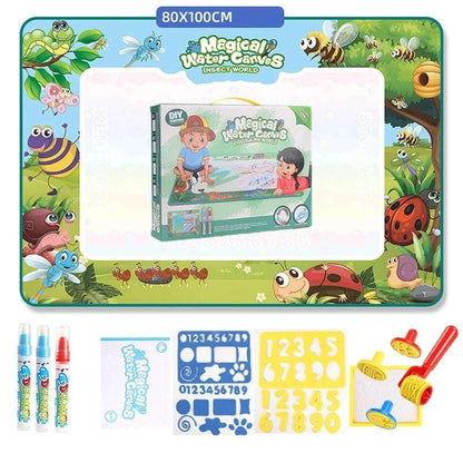 Insect World - Water Drawing - DoodleSplash Mat: Reusable Drawing Mat Coloring | GadWitch Toys