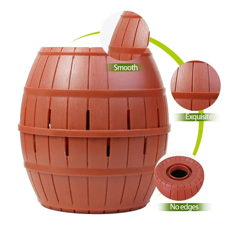 Jump Jump Game - Classic Pirate Barrel Game – Surprise & Fun for All Ages | GadWitch Toys