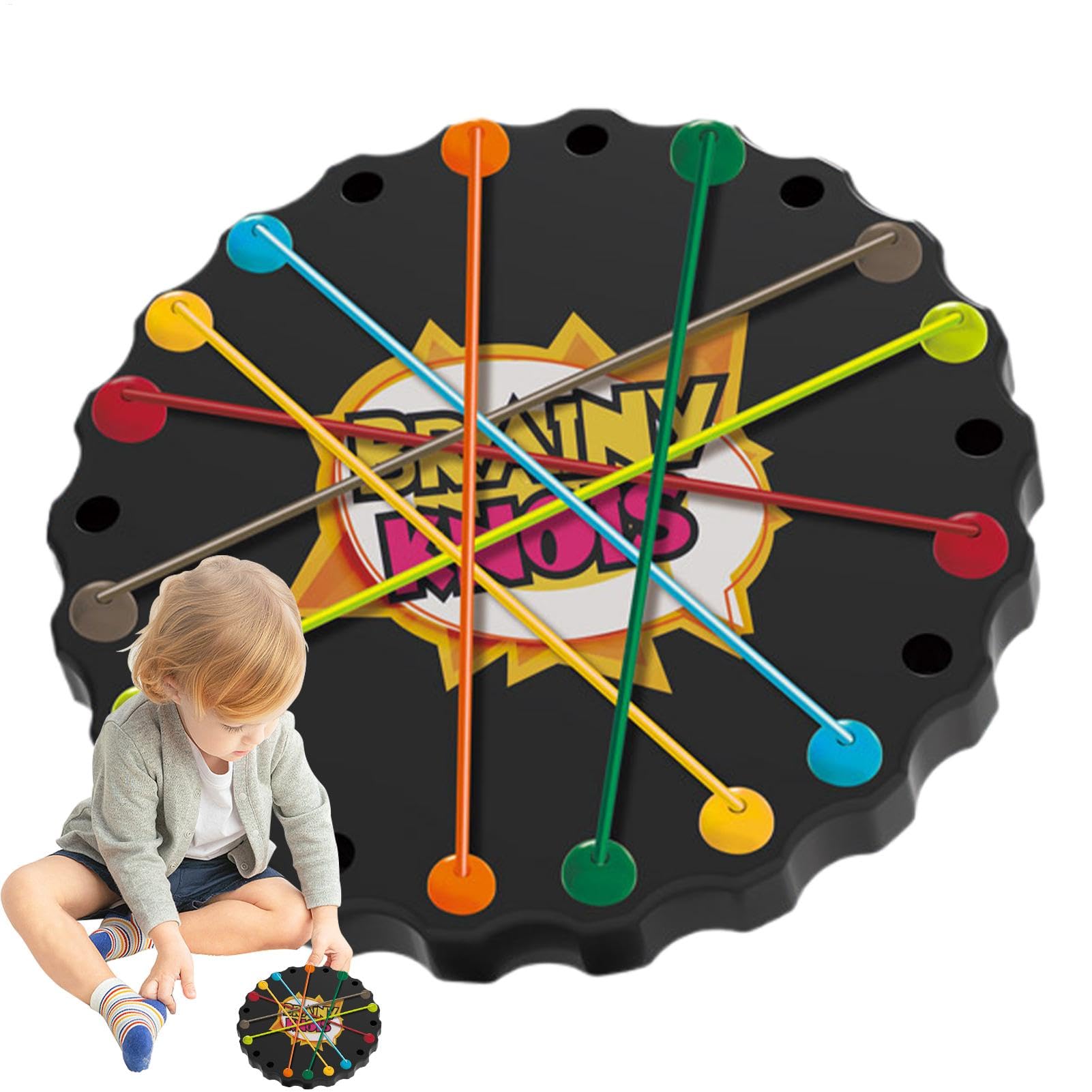 Kids playing with knots - Twisted Rope Game – Fun Knot Challenge for All Ages | GadWitch Toys