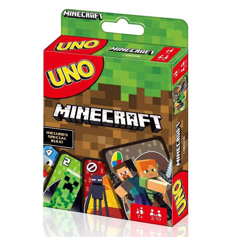 MINECRAFT - How to Play UNO Cards + Explore Themed Editions | GadWitch Toys