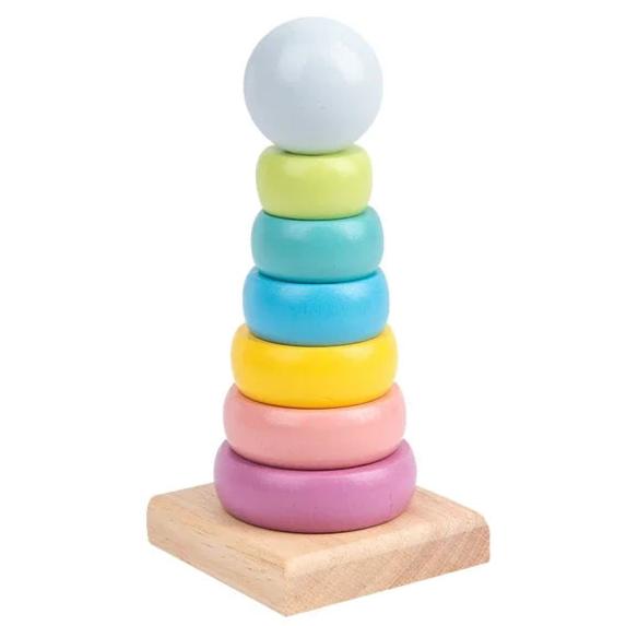 WonderWood: Montessori inspired colorful block Playset
