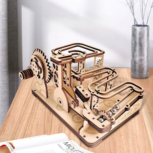 Marble Raceway 3D Puzzle – Fun DIY Wooden Maze Kit | GadWitch Toys