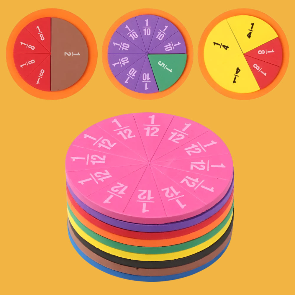 Master Fractions in a Circle with This STEM Tool | GadWitch Toys