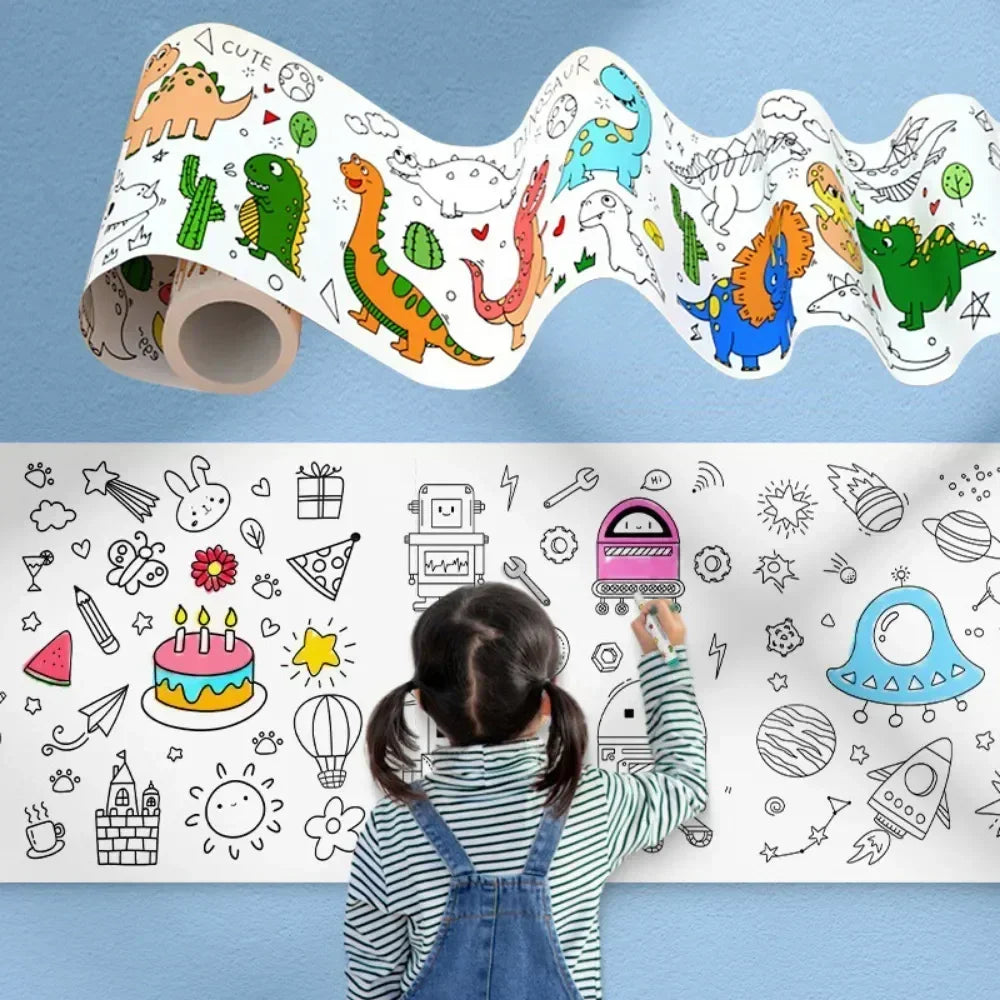 Mess-Free Childrens Coloring Rolls | Colouring Themes | GadWitch Toys