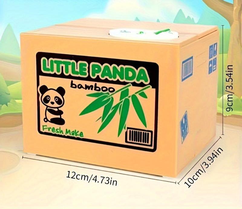Money Bank Money - Product Size - Panda & Cat Stealing Coins | Fun Saving Money Piggy Bank | GadWitch Toys