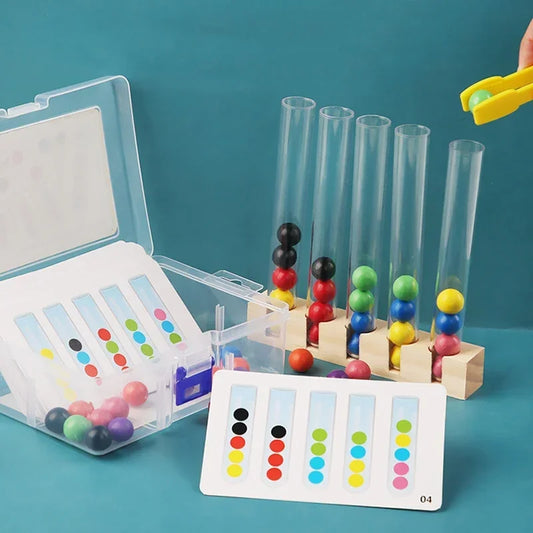 Montessori Education | Multi Color Counting Tube Bead