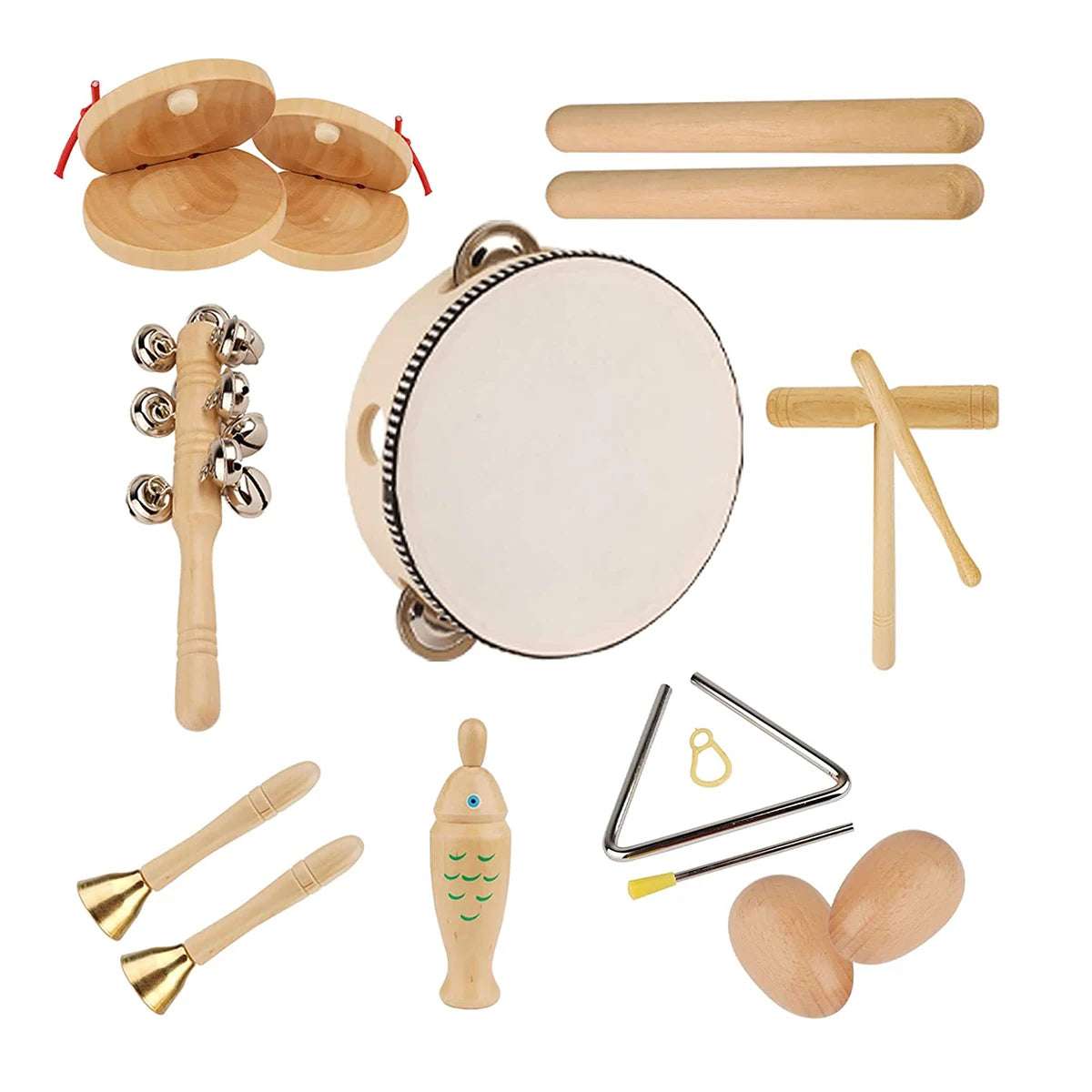 Montessori Wooden Music Set – Eco-Friendly Fun for Kids | GadWitch Toys