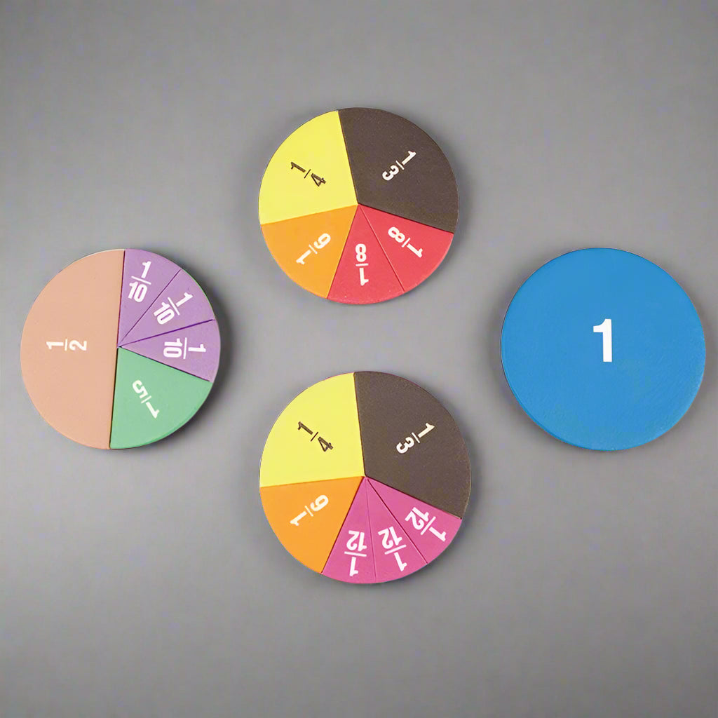 Number Fractions Circles
