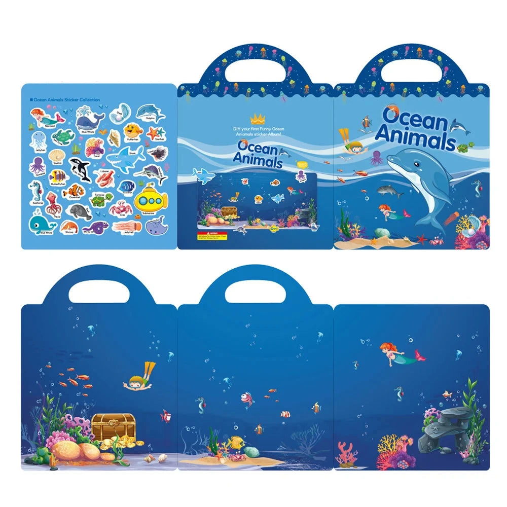 Ocean Animals - sticker shop near me - My Sticker Books | Amazing Friends Stickers Images | GadWitch Toys