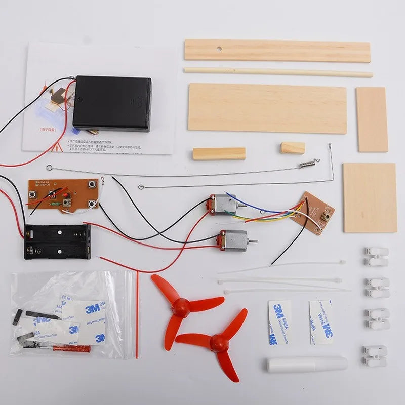 Parts of STEM DIY Projects | Remote Control Boat  - GadWitch Toys
